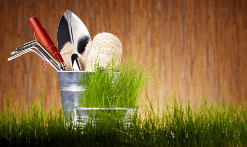 Landscape construction in Downham with paving, edging, and attractive garden planning
